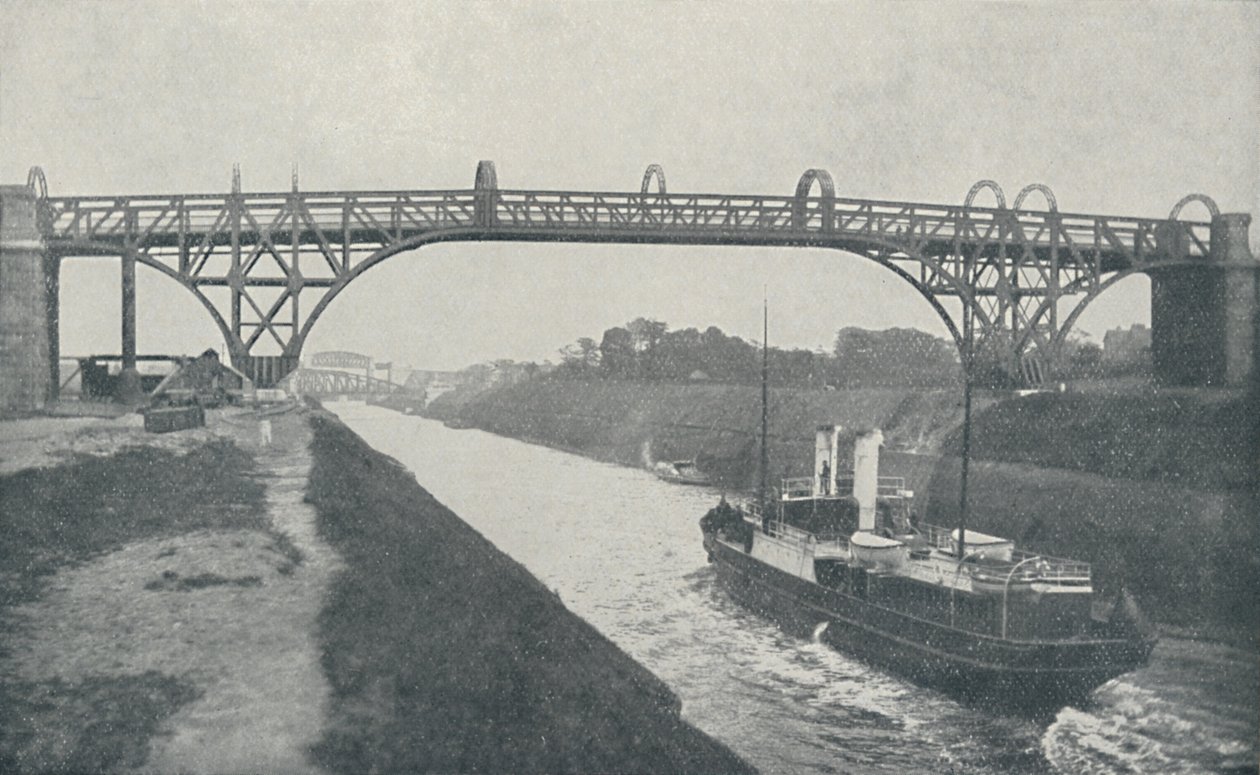 Kanał Manchesterski, 1910 autorstwa Valentine and Sons Ltd