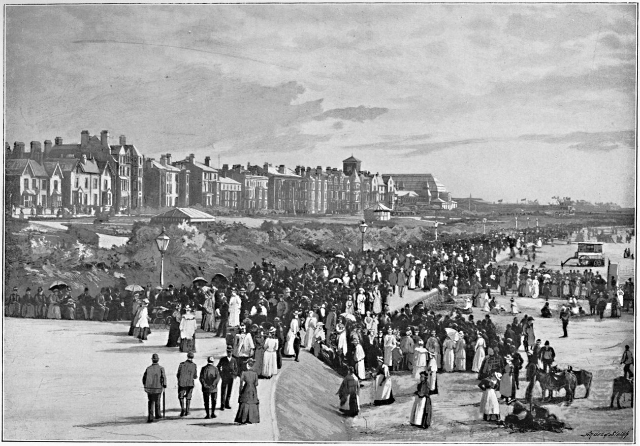 Park Morski, Southport, c1896 autorstwa Valentine and Sons Ltd
