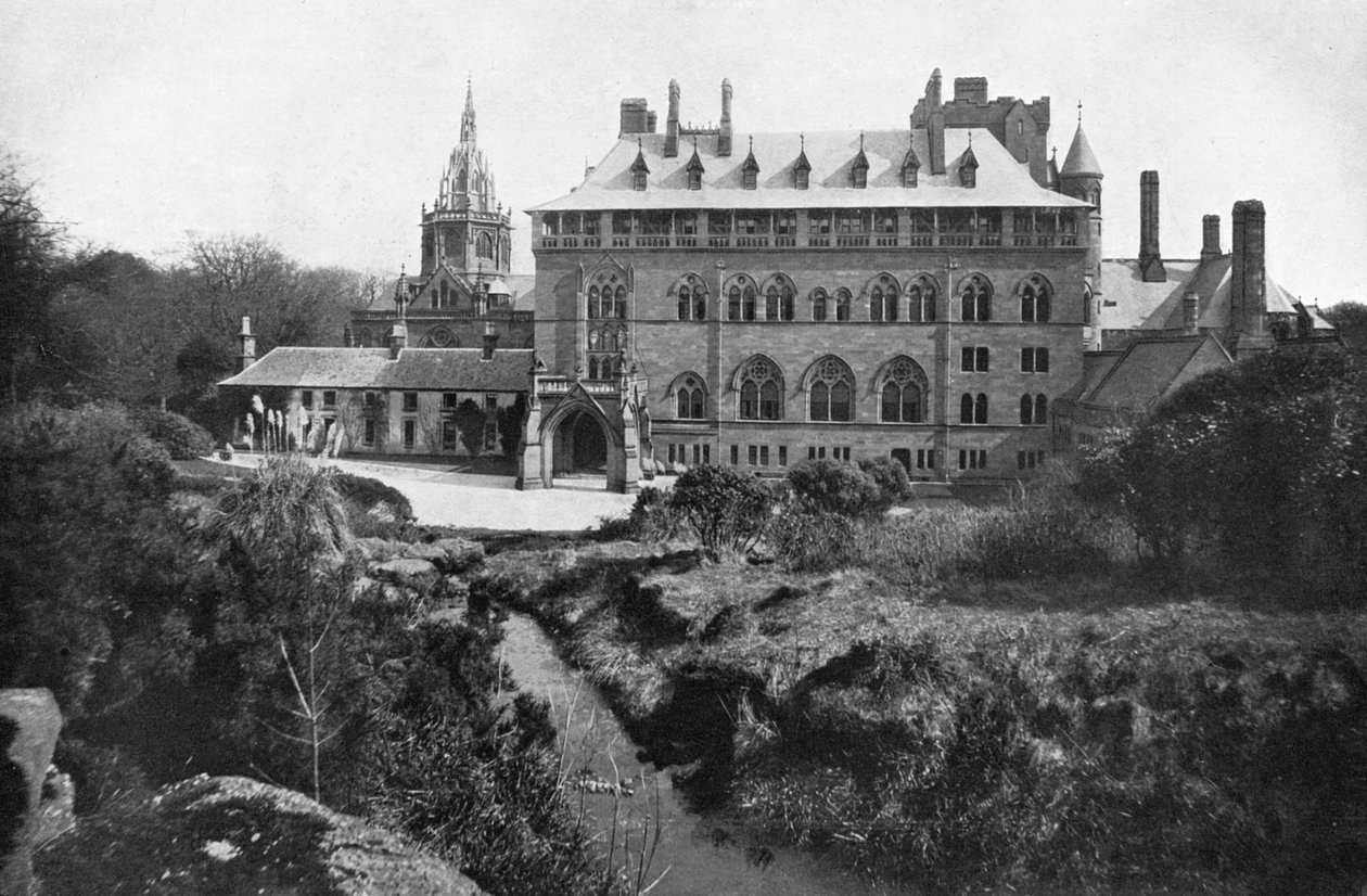 Mount Stuart House, Bute, Szkocja, 1924-1926 autorstwa Valentine and Sons Ltd