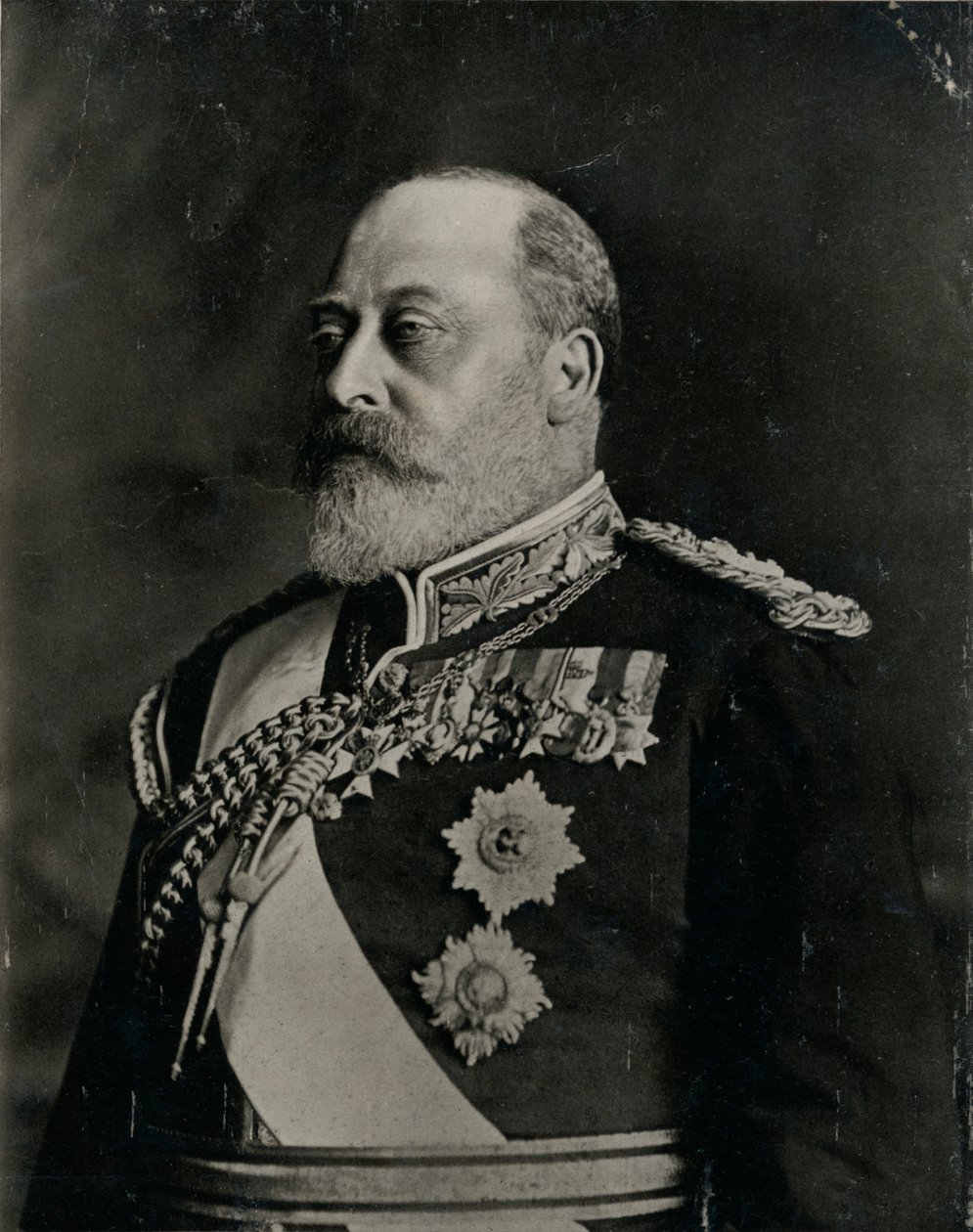 Król Edward VII, Albert Edward, 1841-1910, 1904 autorstwa Valentine and Sons Ltd