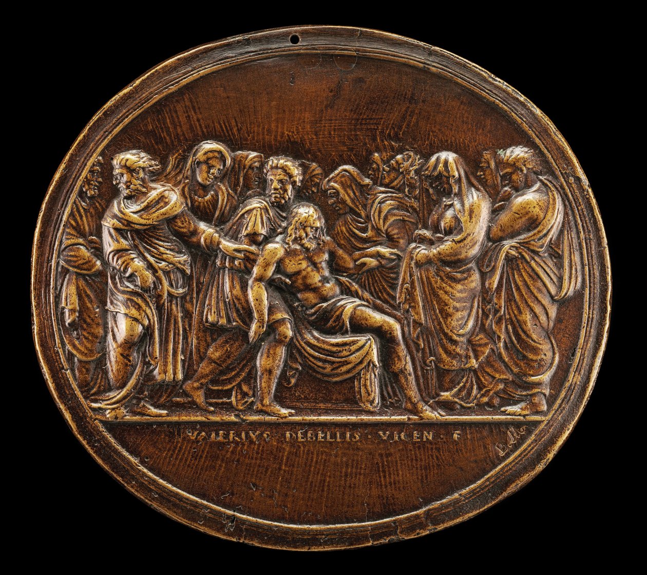 Złożenie do grobu, 1525 lub później. autorstwa Valerio Belli