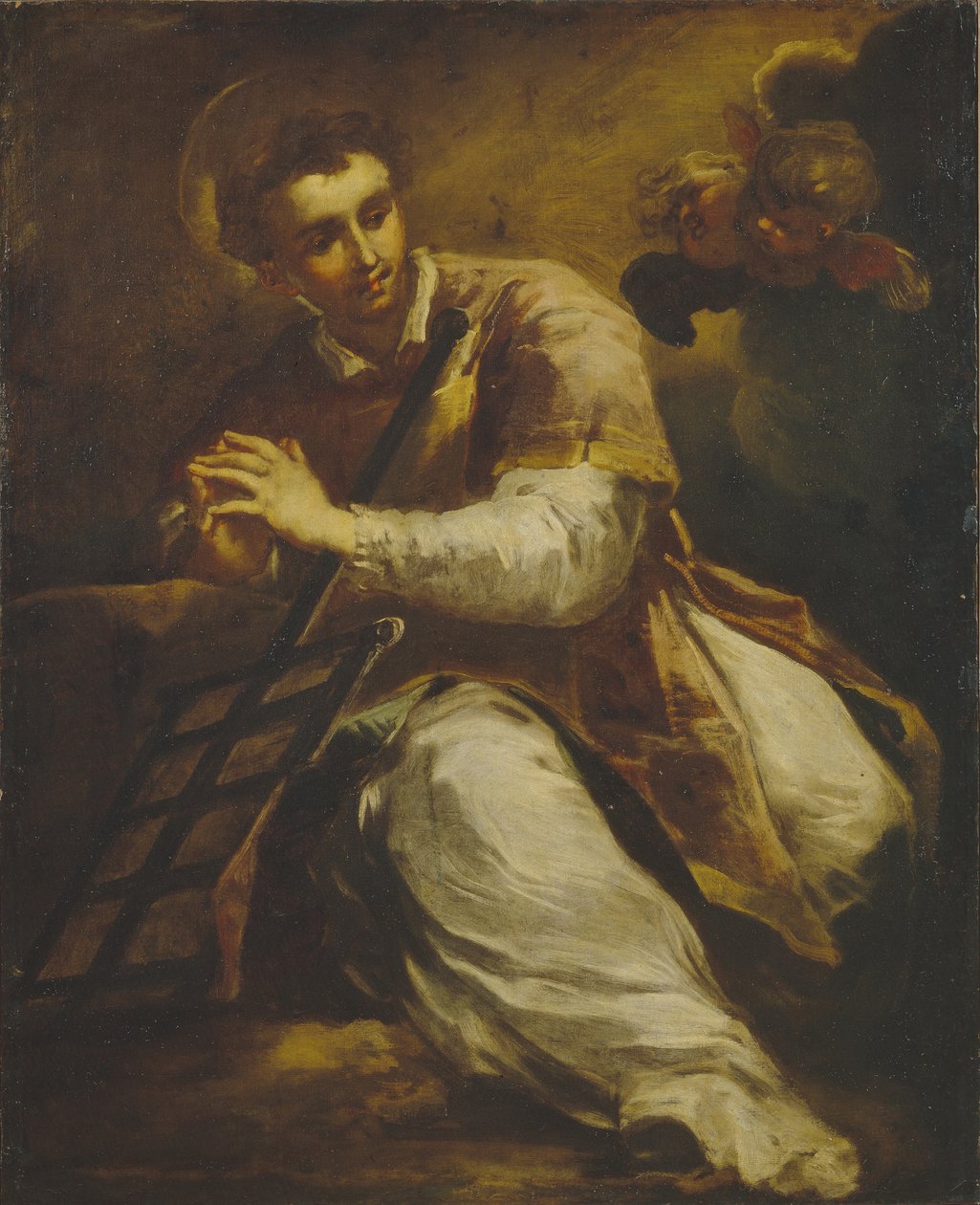 Św. Wawrzyniec, 1650 autorstwa Valerio Castello
