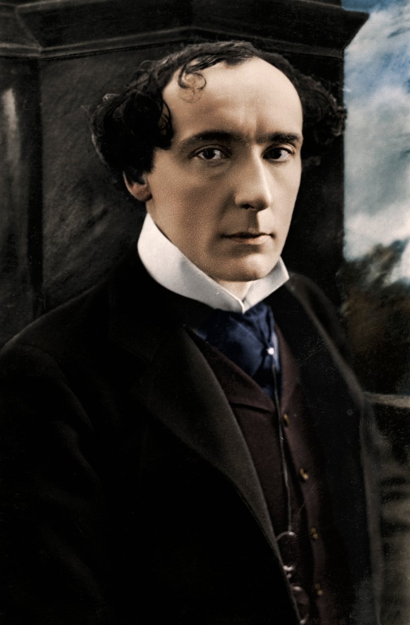 Harry Brodribb Irving 1870-1919, angielski aktor, początek XX wieku autorstwa Vandyk