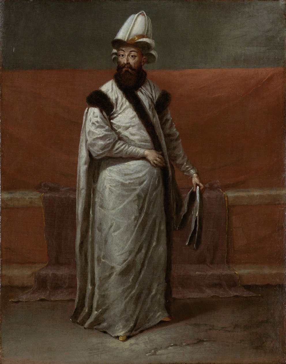 Nevsehirli Damat Ibrahim Pasza, wielki wezyr Imperium Osmańskiego, ok. 1728 autorstwa Vanmour