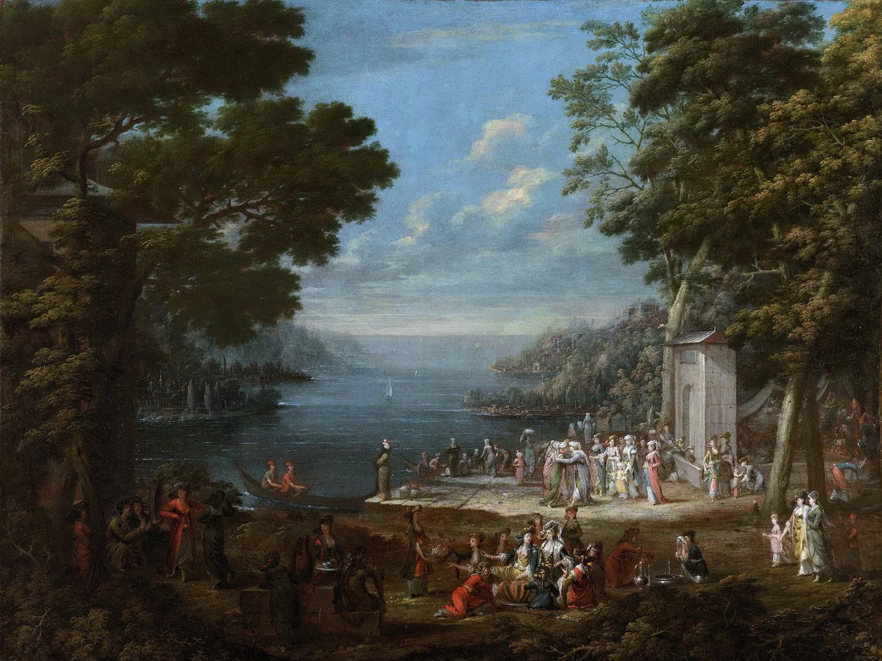 Święto Kobiet nad Bosforem, 1737 autorstwa Vanmour