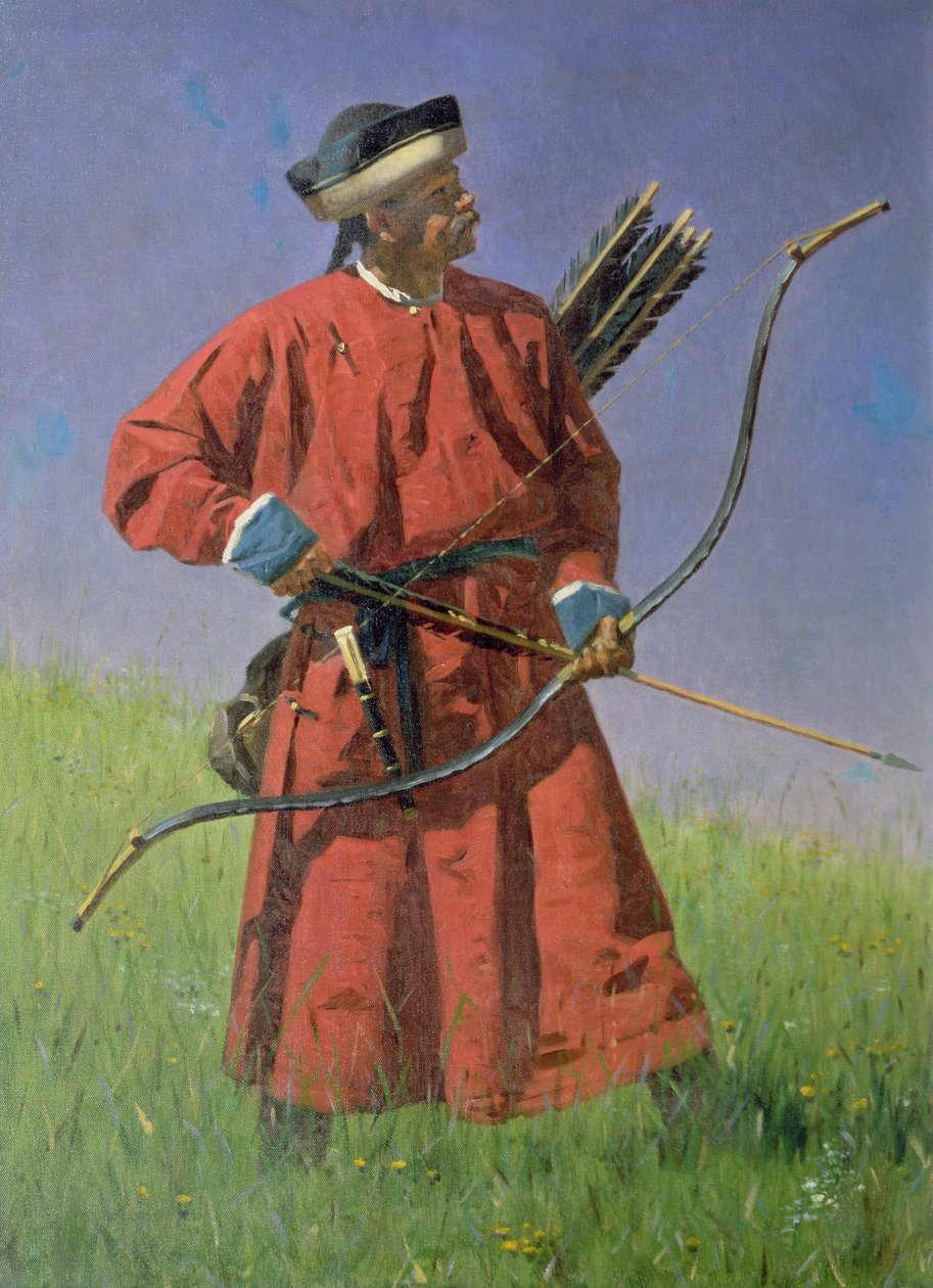 Bokharan Żołnierz (Sarbaz), 1873 autorstwa Vasili Vasilievich Vereshchagin