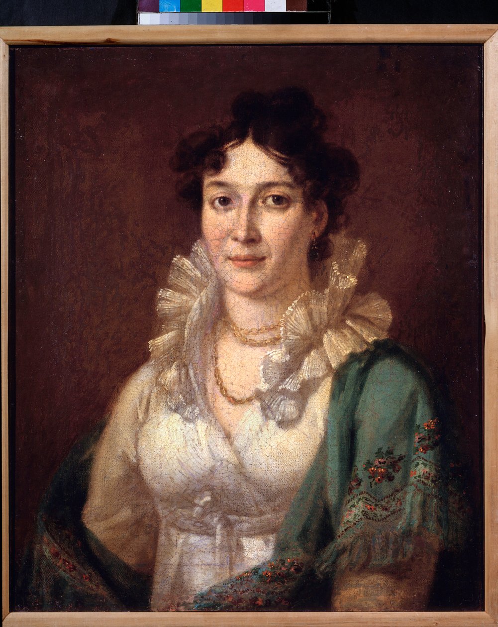Portret księżniczki Izabeli de Conti (Portret księżniczki Izabeli de Conti) - Obraz Wasilija Andreyevicha Tropinina (Vassili Tropinine) (1776-1857), olej na płótnie, ok. 1810 - XIX-wieczna sztuka rosyjska - Muzeum zbiorów prywatnych w Puszkinie Mu autorstwa Vasili Andreevich Tropinin