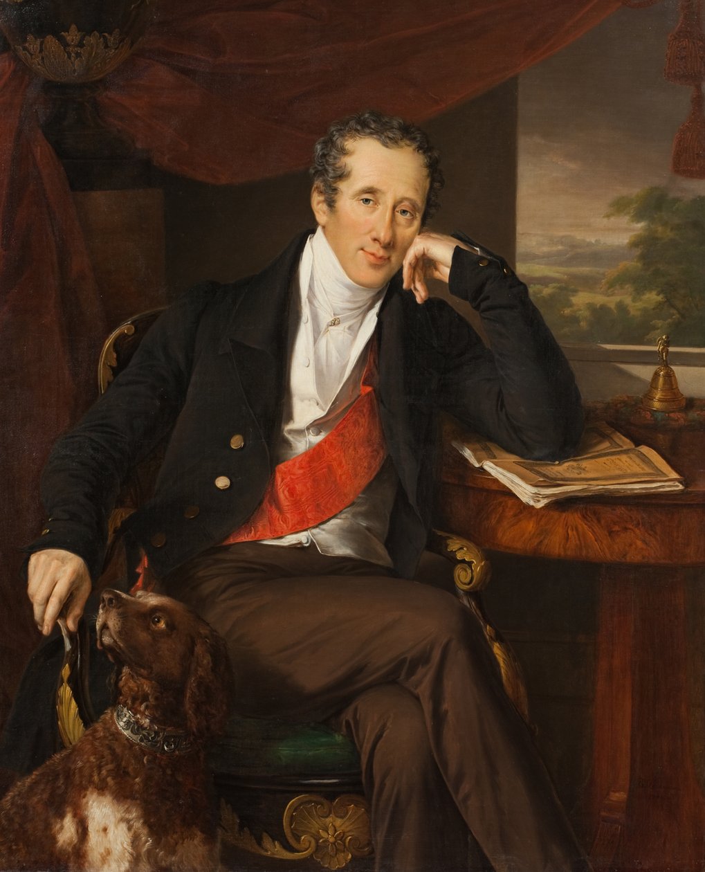 Portret hrabiego Nikity Pietrowicza Panina 1770-1837, lata 30. XIX wieku. autorstwa Vasili Andreevich Tropinin