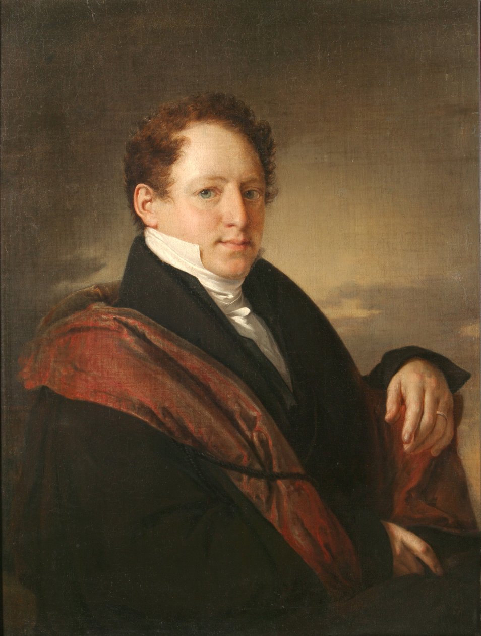 Portret Stepana Dmitriewicza Nieczajewa 1792-1860, 1830 autorstwa Vasili Andreevich Tropinin