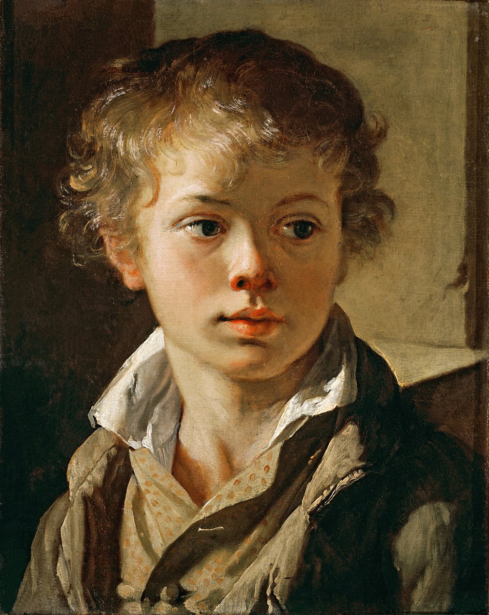 Portret Syna Artysty, ok. 1818 autorstwa Vasili Andreevich Tropinin