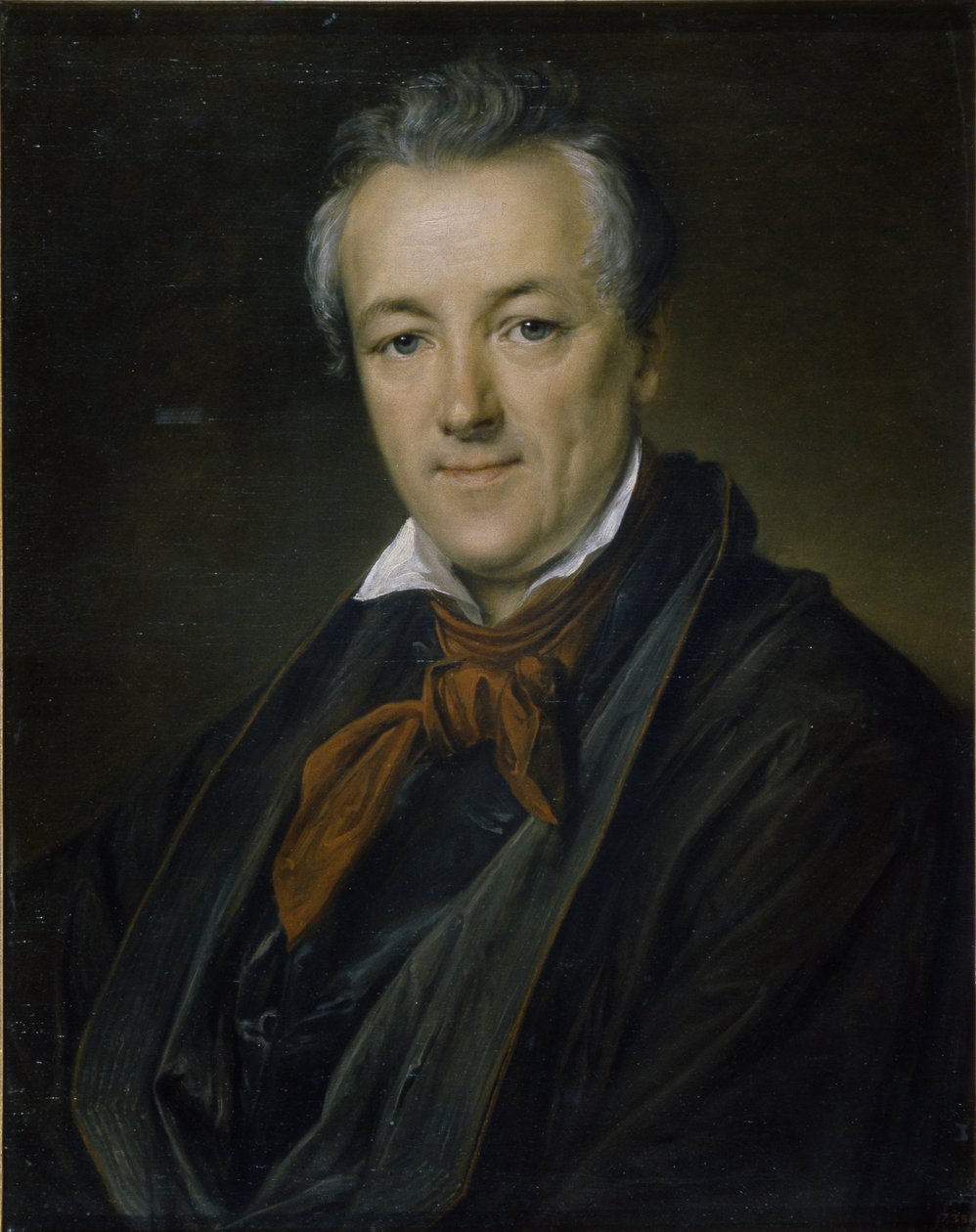 Portret malarza Piotra Fiodorowicza Sokołowa 1791-1848, 1833 autorstwa Vasili Andreevich Tropinin