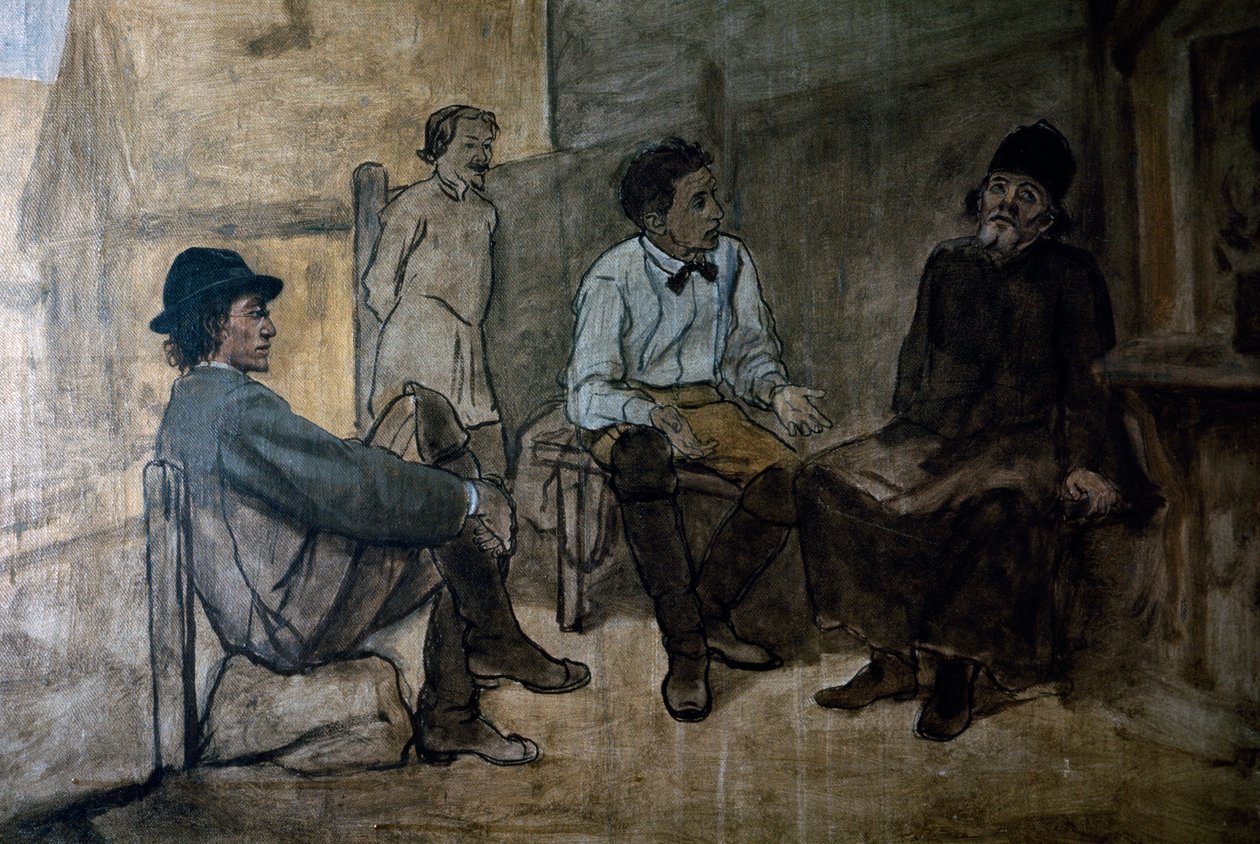 Spór o religię, Wasilij Pierow (1834-1882). Rosja, wiek XX. autorstwa Vasili Grigorevich Perov