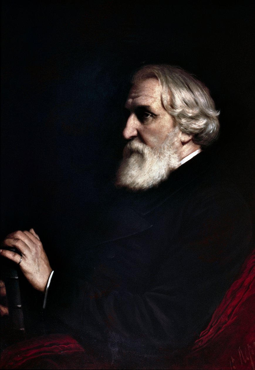 Portret Iwana Siergiejewicza Turgieniewa (Turgieniewa) autorstwa Vasili Grigorevich Perov