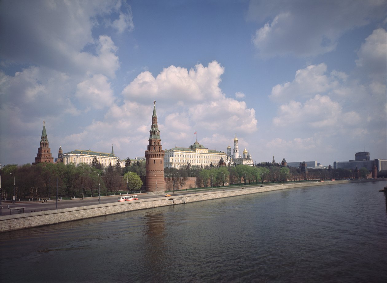 Wielki Pałac Kremlowski nad rzeką Moskwą, 1767-1775 autorstwa Vasili Ivanovich Bazhenov