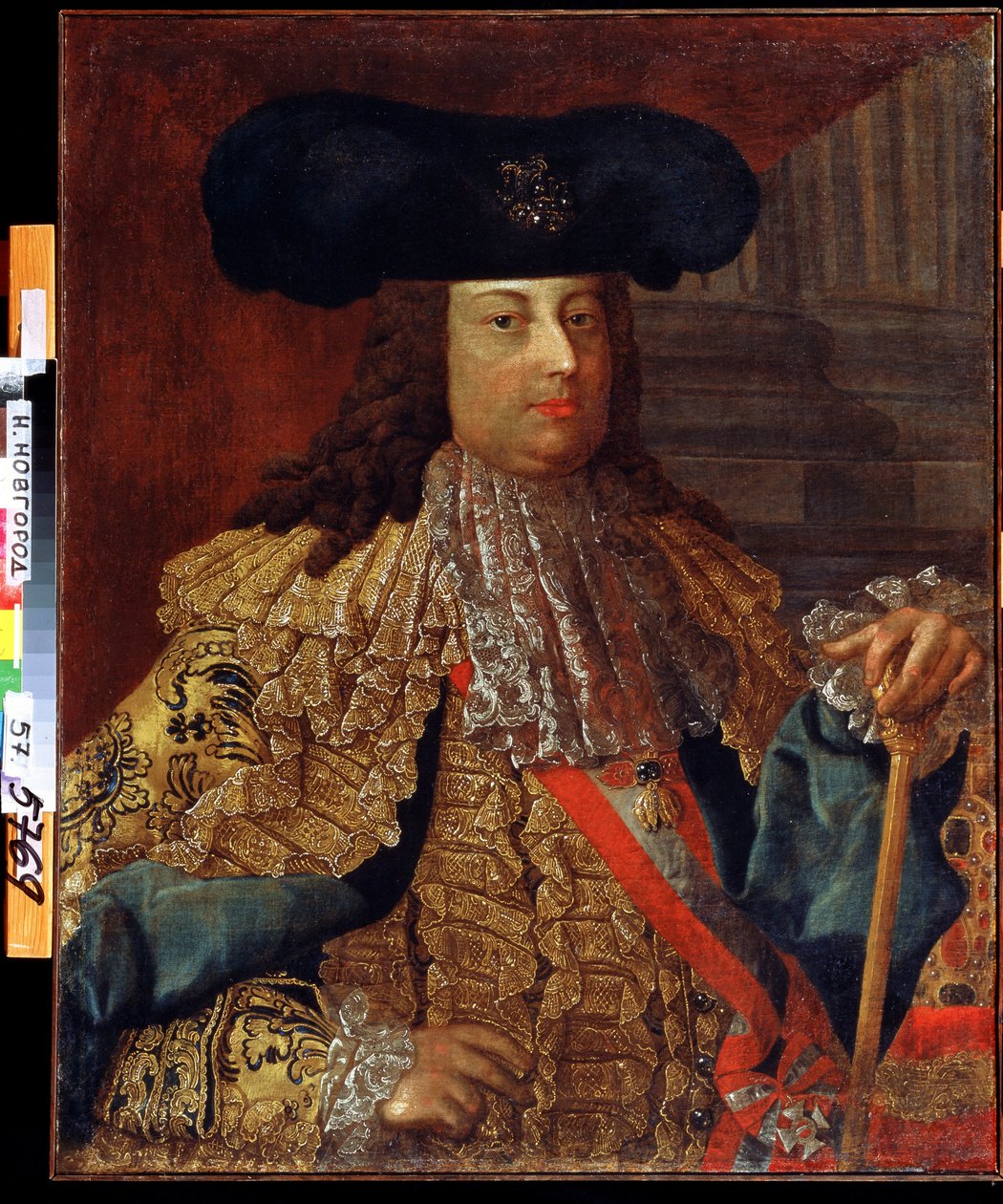 Portret cesarza Franciszka I austriackiego (1708-1765) (Portret cesarza Franciszka I austriackiego). Obraz Wasilija Koźmicha Berezina (1743-po 1795). Olej na płótnie, 88 x 69 cm, XVIII-wieczna sztuka rosyjska. Państwowe Muzeum Sztuki, Niżny Nowogród (Rosja autorstwa Vasili Kozmich Berezin