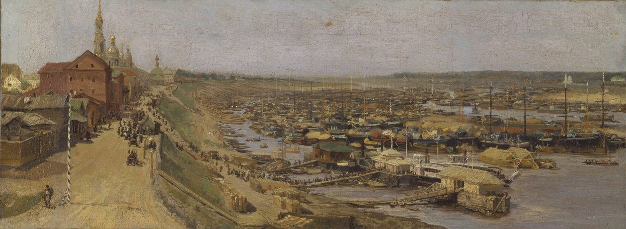 Widok Rybińska, 1886 r. autorstwa Vasili Maximovich Maximov