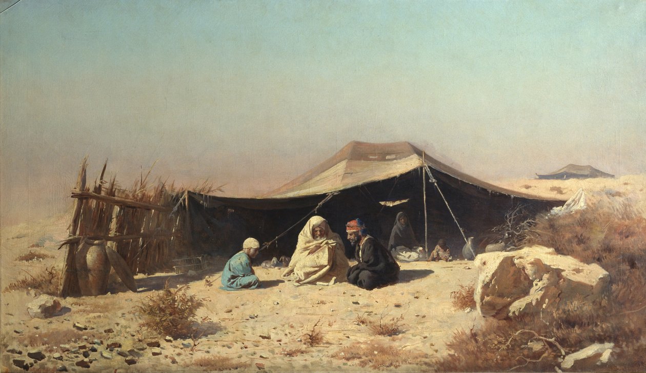 Arabowie na pustyni. Studium Koranu autorstwa Vasili Vasilievich Vereshchagin