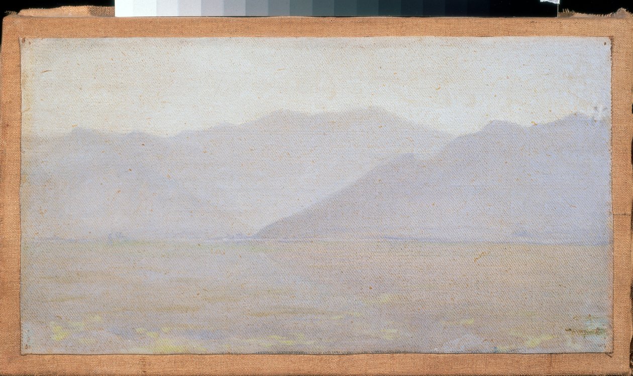 Poranek w Kaszmirze (Indie) - Obraz Wasilija Wasiljewicza Vereshchagin (Vassili Vereshchagin) (1842-1904), olej na płótnie autorstwa Vasili Vasilievich Vereshchagin
