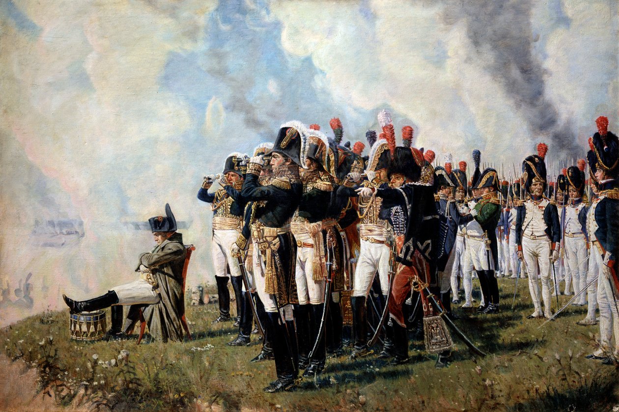Napoleon Bonaparte na Wzgórzach Borodino, 1897 autorstwa Vasili Vasilievich Vereshchagin