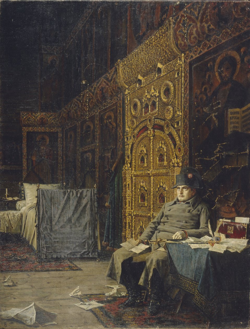 W drodze. Złe wieści z Francji, 1899-1900 autorstwa Vasili Vasilievich Vereshchagin