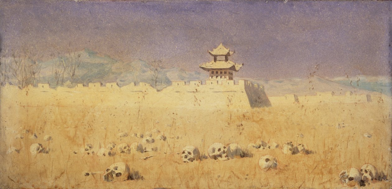 Ruins in Chuguchak, Xinjiang, 1869 autorstwa Vasili Vasilievich Vereshchagin