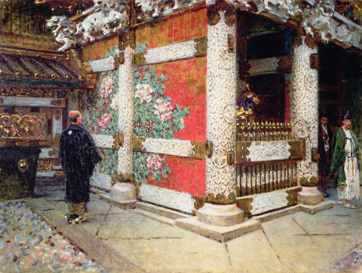 Świątynia Shinto w Nikko, Japonia autorstwa Vasili Vasilievich Vereshchagin
