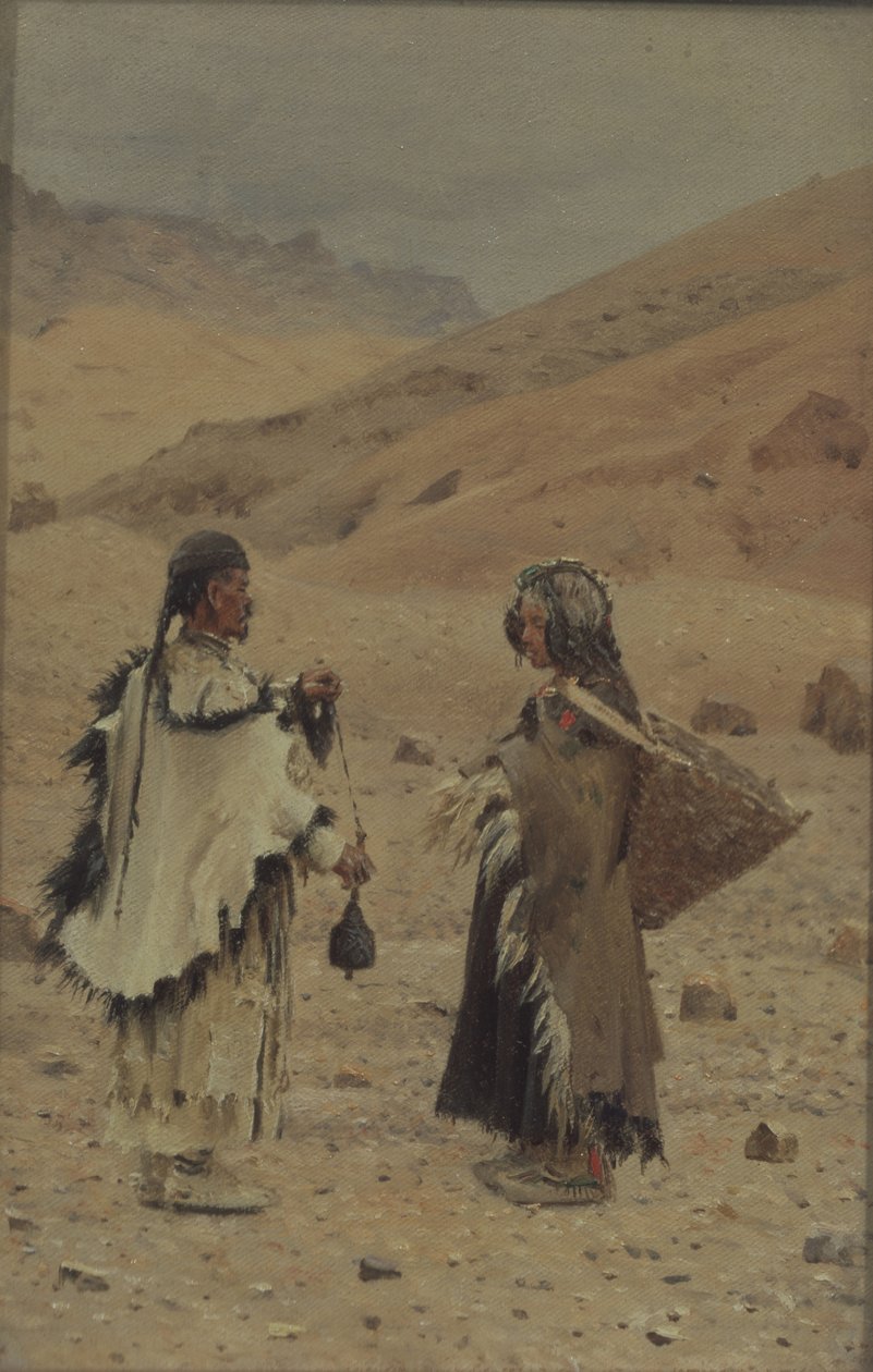 Zachodni Tybetańczycy autorstwa Vasili Vasilievich Vereshchagin