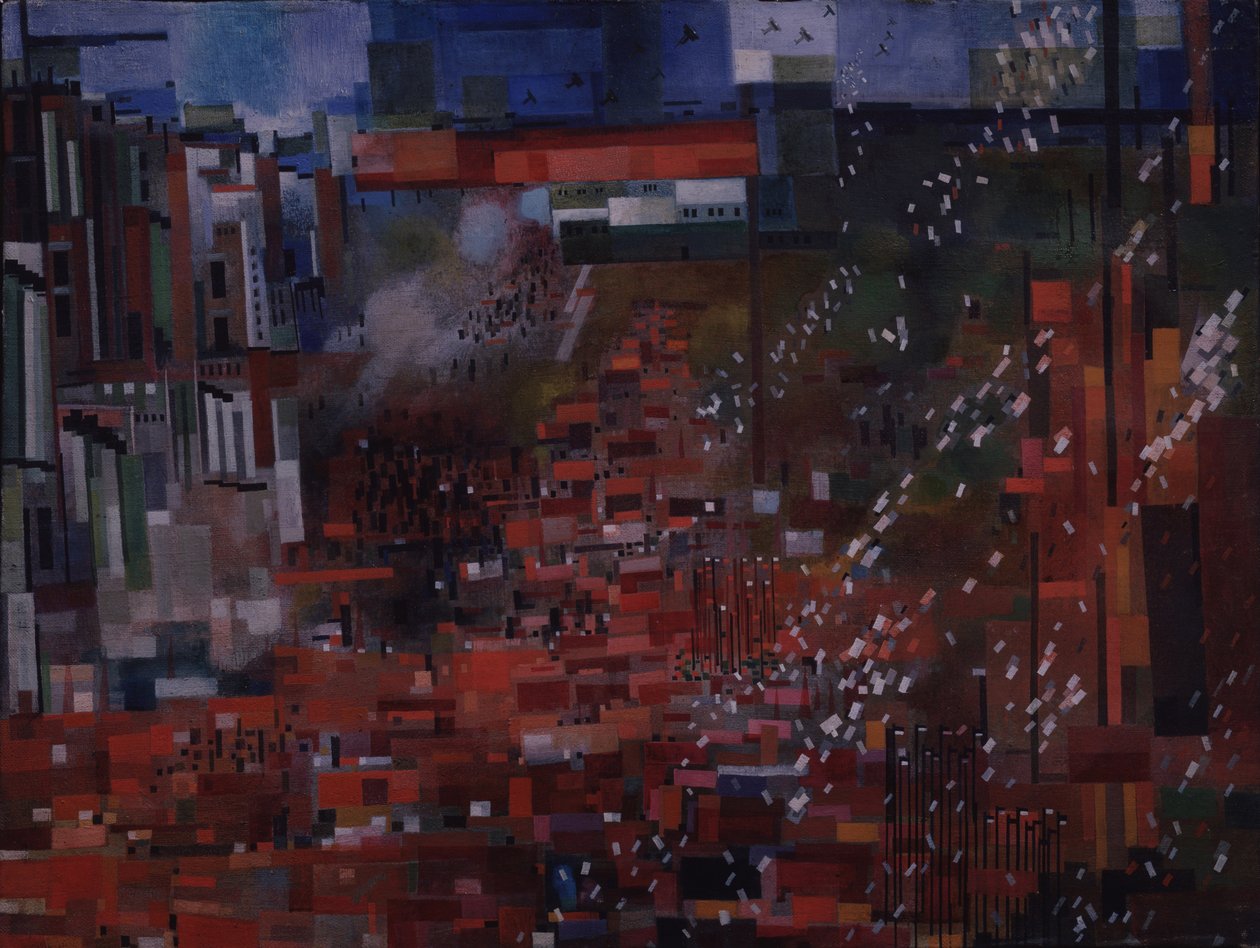 Dzień Majowy, 1929 autorstwa Vasili Vasilyevich Kuptsov
