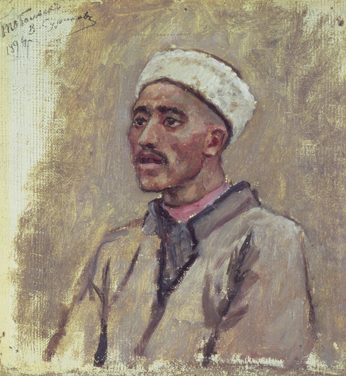 Sibiro totorius, eskizas „Jermakas užkariauja Sibirą“, 1894 m. autorstwa Vasilij Ivanovic Surikov