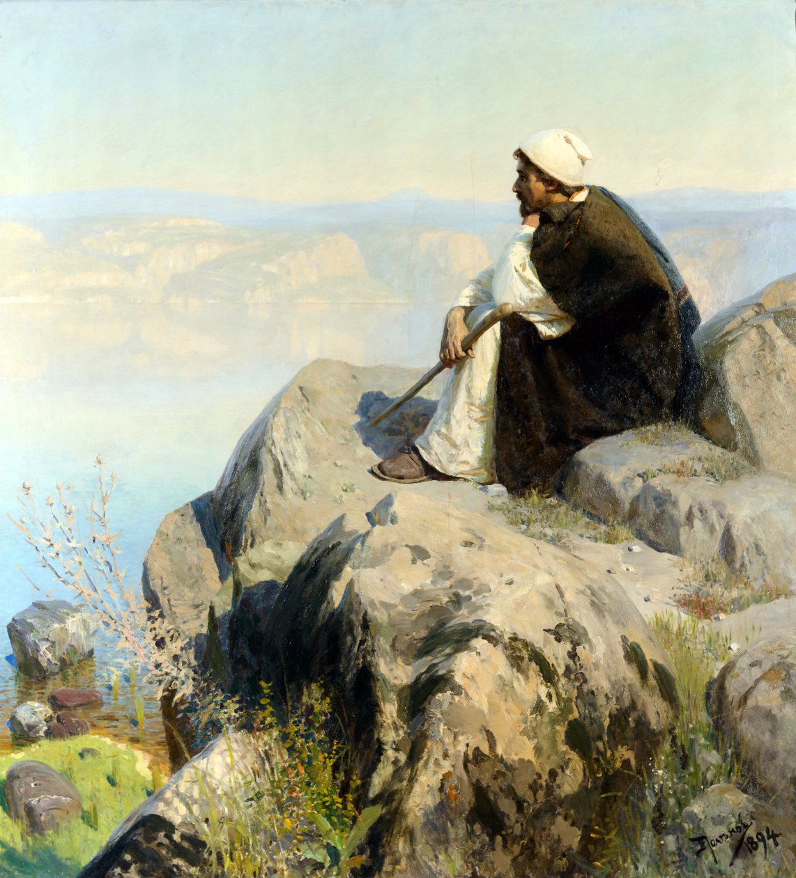 Sny Polenowa, Wasilij Dmitriewicz (1844-1927). olej na płótnie autorstwa Vasilij Dmitrievich Polenov
