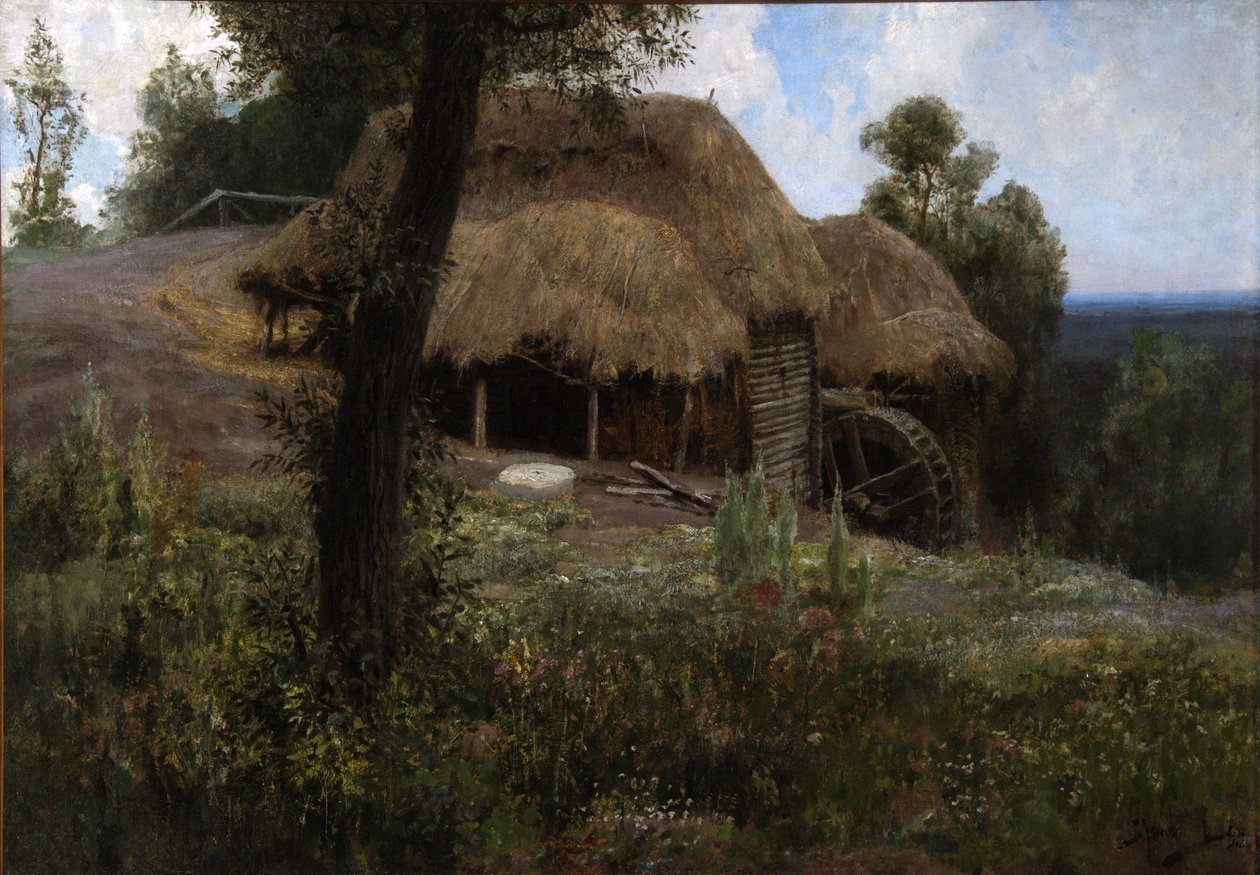 Stary młyn, 1893 autorstwa Vasilij Dmitrievich Polenov