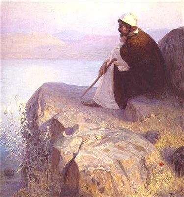 Melancholijny sen na jawie (olej na płótnie) autorstwa Vasilij Dmitrievich Polenov