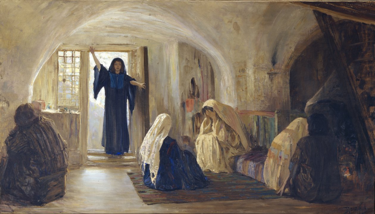 Wprowadzony we łzawą radość, 1899-1905 autorstwa Vasilij Dmitrievich Polenov