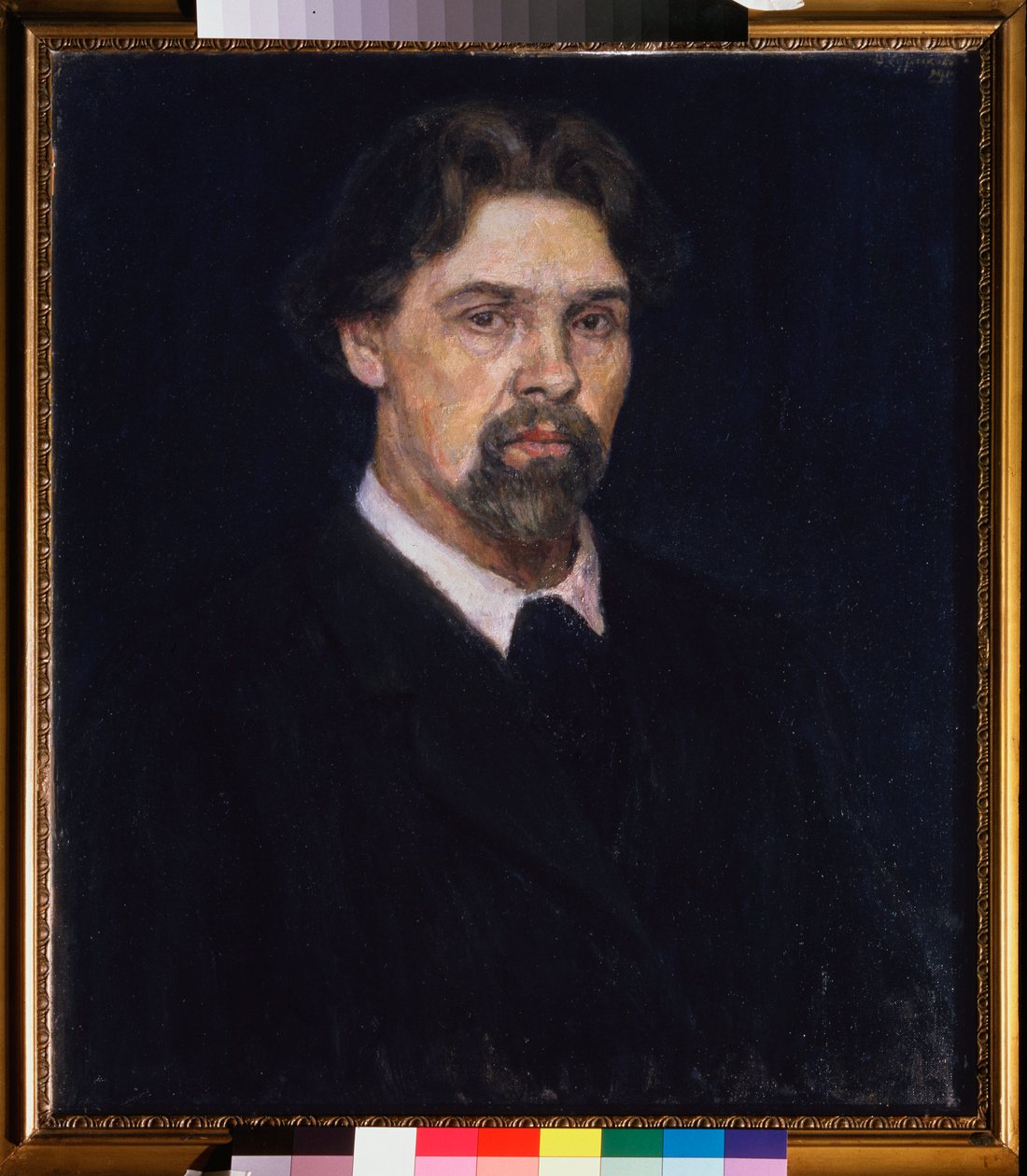 Autoportret - Autoportret - Obraz Wasilija Iwanowicza Sourikowa (Wasilij Surikow lub Wasilij Surikow) (1848-1916), olej na płótnie autorstwa Vasilij Ivanovic Surikov