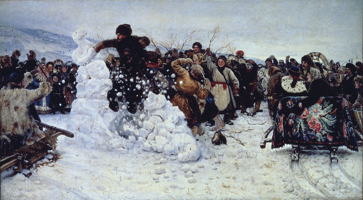 Forteca Burza Śniegu, 1891 autorstwa Vasilij Ivanovic Surikov