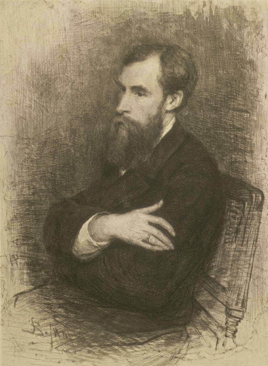 Portret Pawła Michajłowicza Tretiakowa (1832-98), 1894 autorstwa Vasily Vasilievich Mate