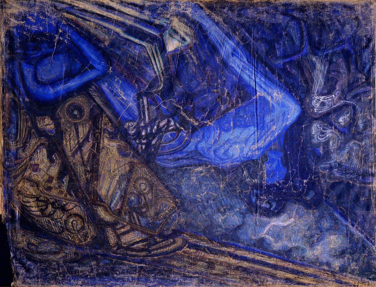 Żałoba po śmierci Michaila Vrubela, 1910-1911 autorstwa Vasily Ivanovich Denisov