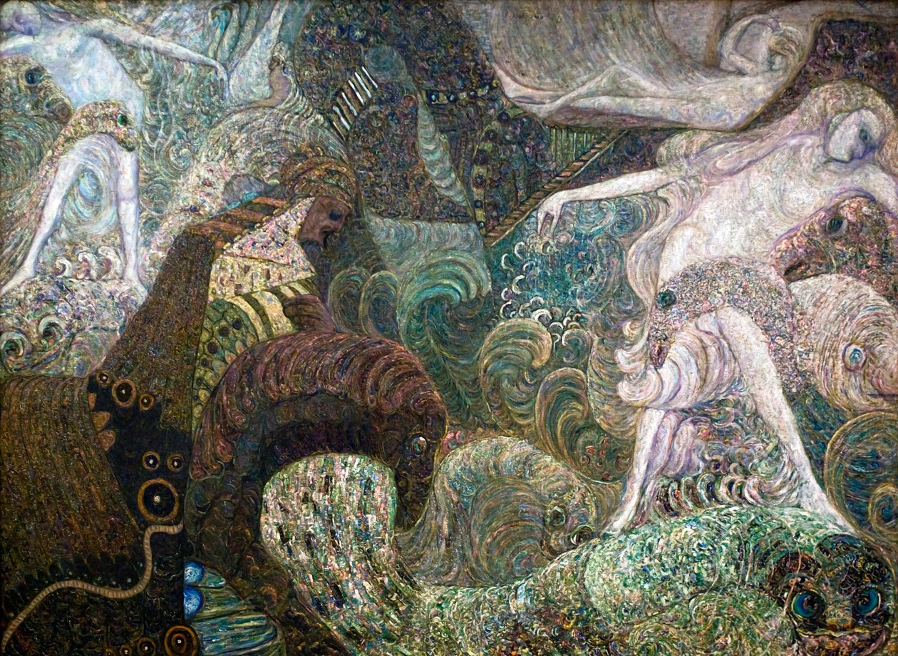 Dno morskie, koniec XIX lub początek XX wieku. autorstwa Vasily Ivanovich Denisov