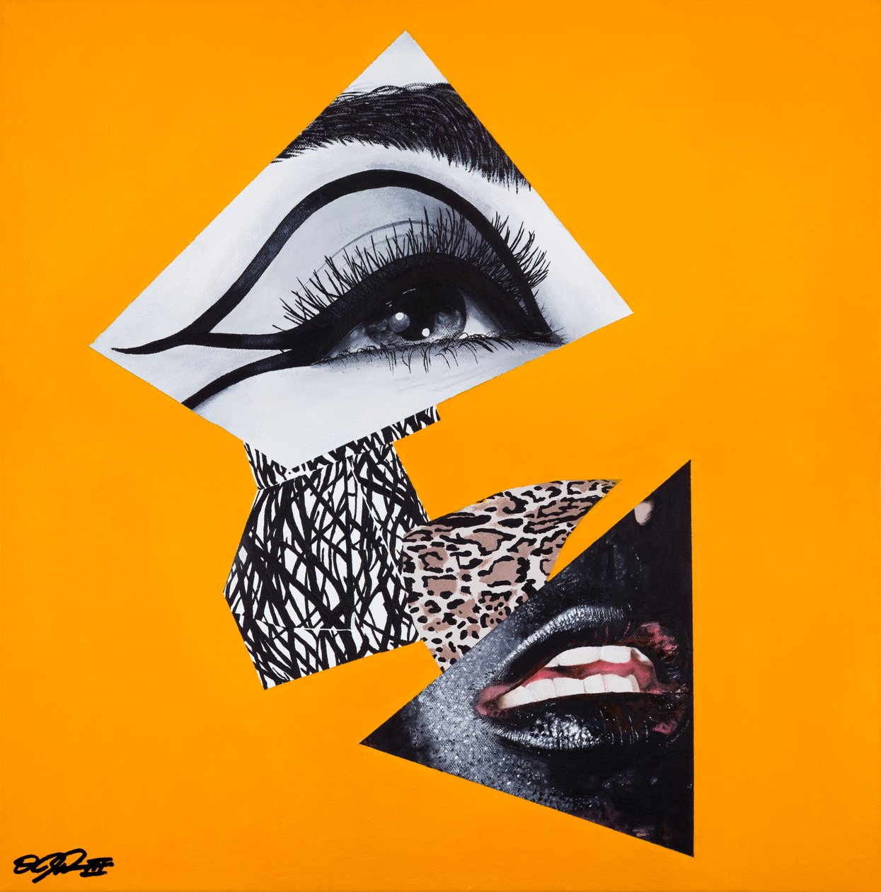 Jez (aka She Got The Jazz), 2014 (akryl na płótnie) autorstwa Vaskeen Vaskeen