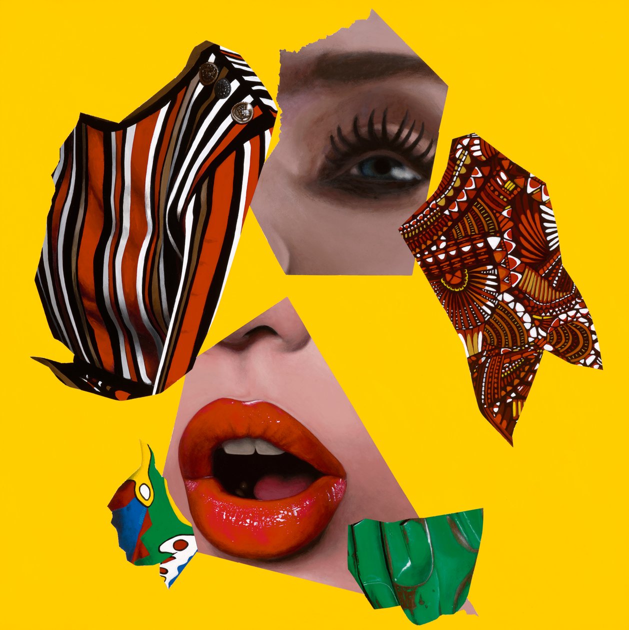 Losing Myself, 2019 (akryl na drewnie) autorstwa Vaskeen Vaskeen