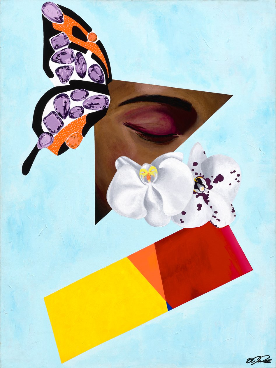 Madam Renaissance, 2014 (akryl na płótnie) autorstwa Vaskeen Vaskeen