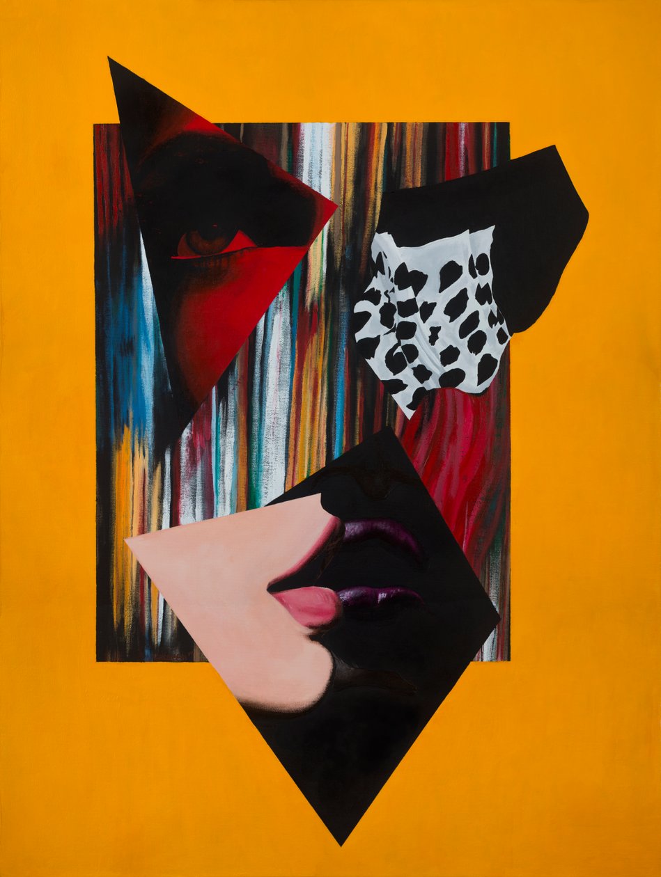 Open Virtue, 2014 (akryl, ołówek na płótnie) autorstwa Vaskeen Vaskeen