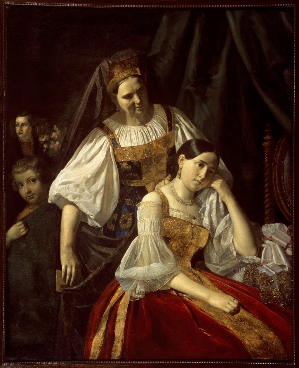 „Przygotowania do podróży” Obraz Vassili Feklistov (Feklistov) (XIX w.) 1848 Wymiary 141x114 cm Państwowe Muzeum Rosyjskie, Sankt Petersburg (Petersburg) autorstwa Vassili Feklistov