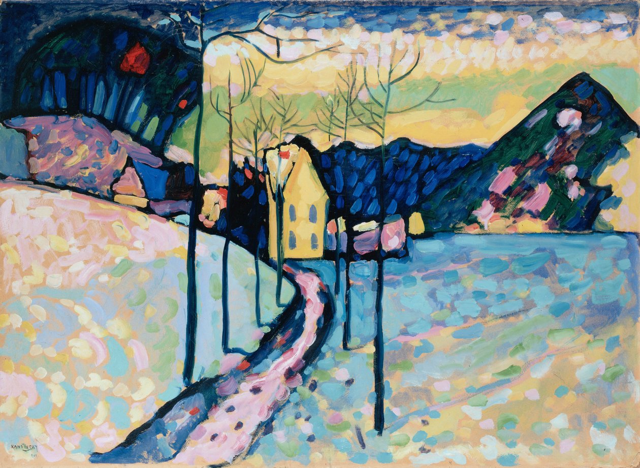 Pejzaż zimowy, 1909. autorstwa Wassily Kandinsky