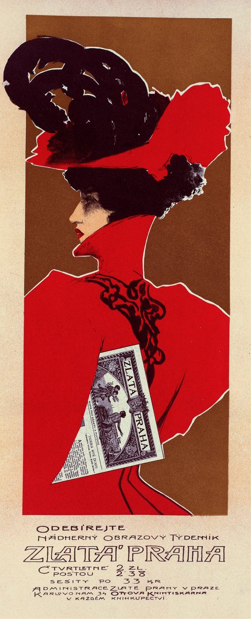 Złota Praga, 1898. autorstwa Václav Oliva
