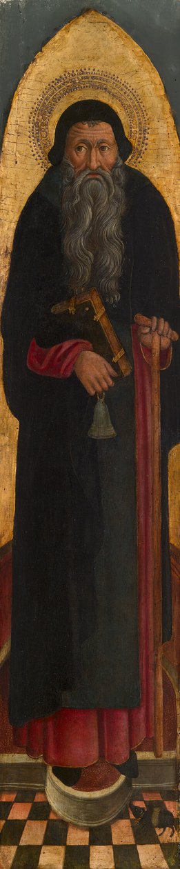 Święty Antoni Opat z ołtarza augustiańskiego autorstwa Venetian