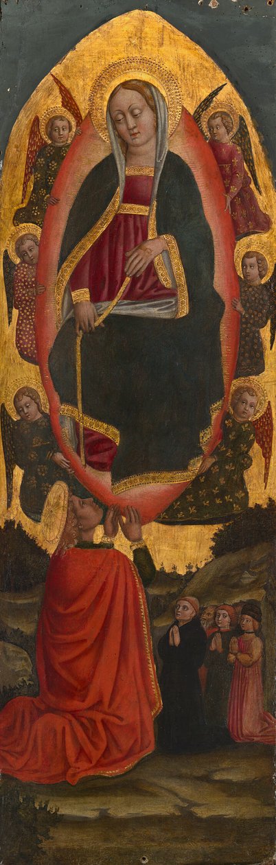 Wniebowzięcie Najświętszej Maryi Panny ze świętymi z ołtarza augustiańskiego autorstwa Venetian