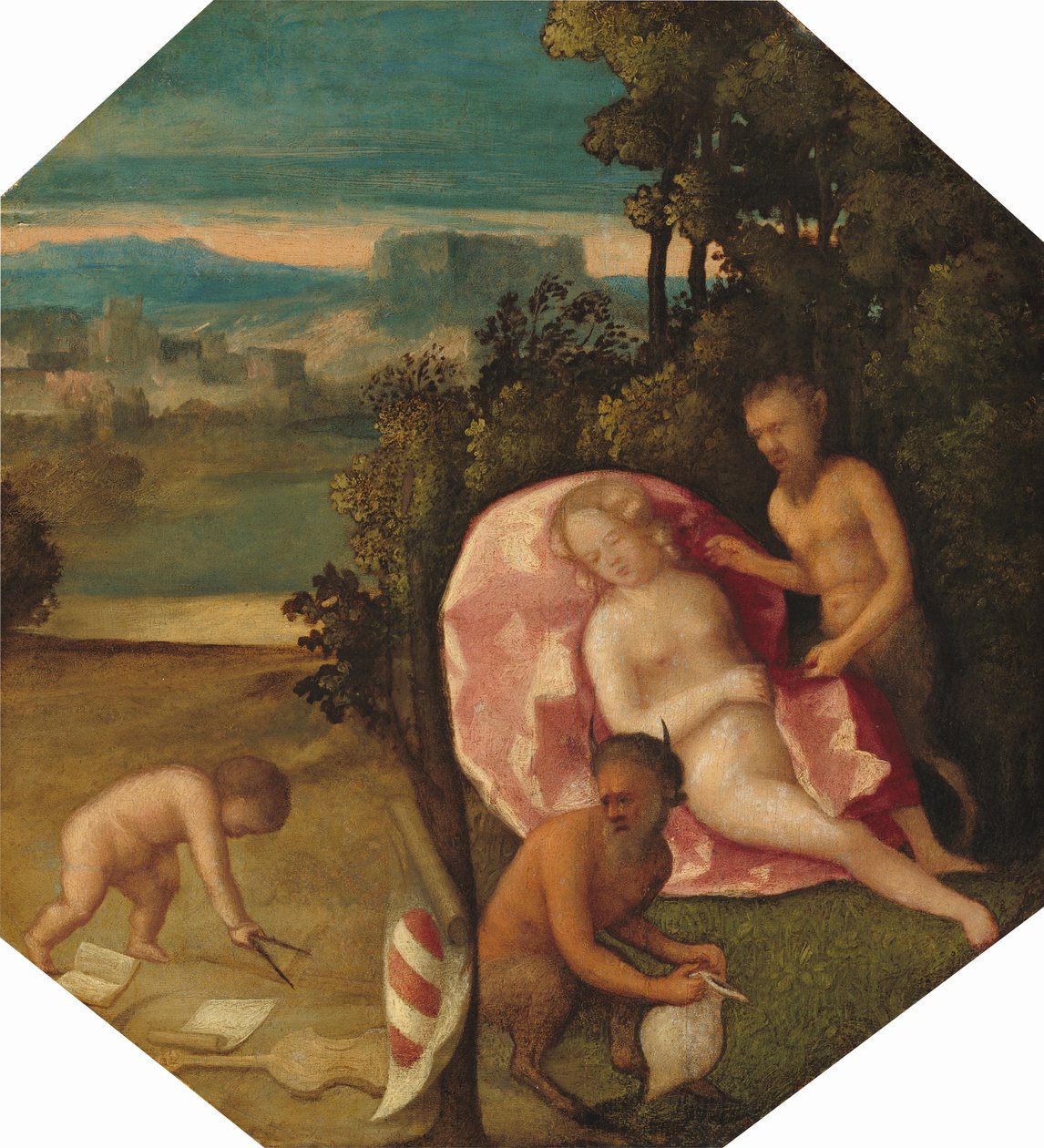 Alegoria autorstwa Venetian 16th Century