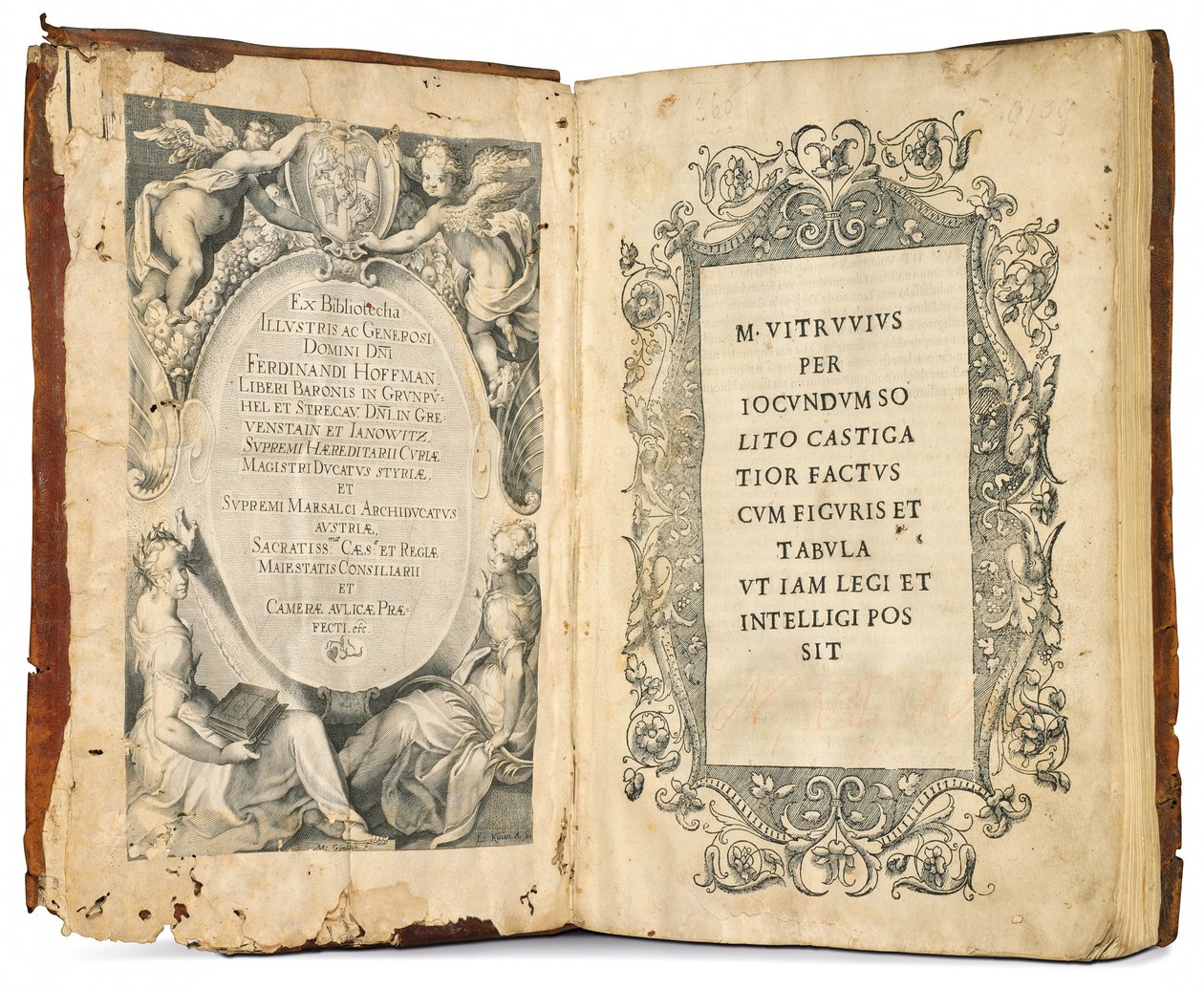Dziesięć książek o architekturze autorstwa Marka Witruwiusza Pollio, pod redakcją Fra Giovanniego Giocondo, 1511 autorstwa Venetian School
