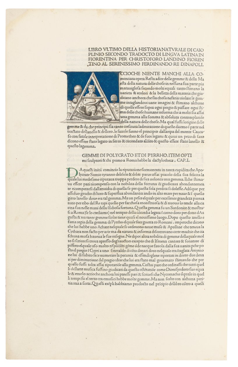 „Historia Naturalis” Pliniusza Starszego, 1476 autorstwa Venetian School